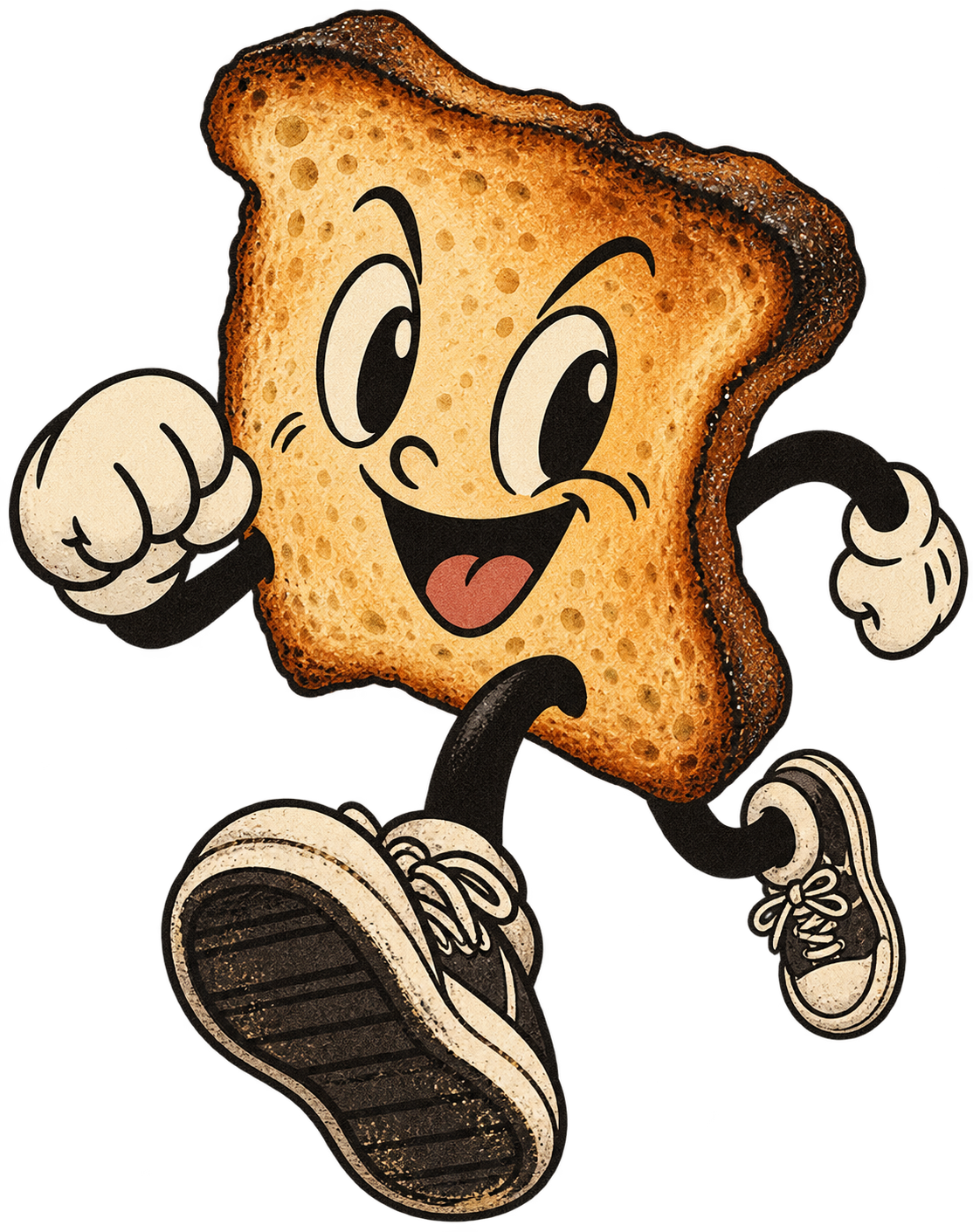 Crooked toast runs onto the starting line